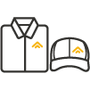 left-chest-and-cap-icon